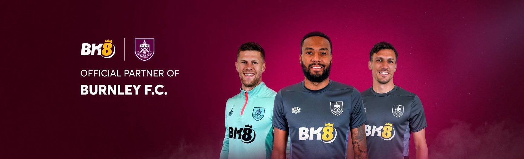 BJ88 Banner: Đối tác chính thức Burnley FC